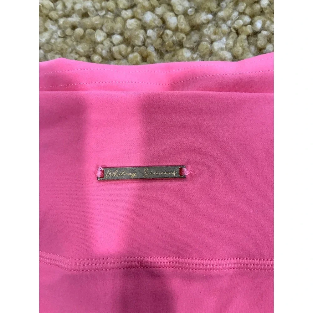 Gymshark Whitney Simmons Scrunch Cycling Shorts Hot Pink GLSH5556 Womens Small‎